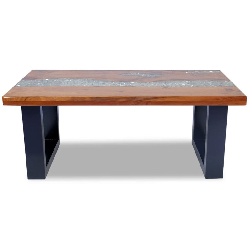 Burkey Solid Wood Sled Coffee Table