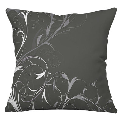 Coussin en coton Swirls
