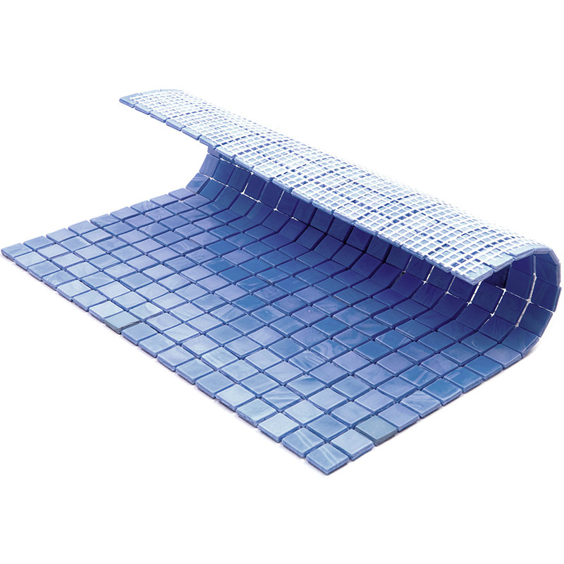 Skosh 0.6" x 0.6" Glass Grid Mosaic Wall & Floor Tile