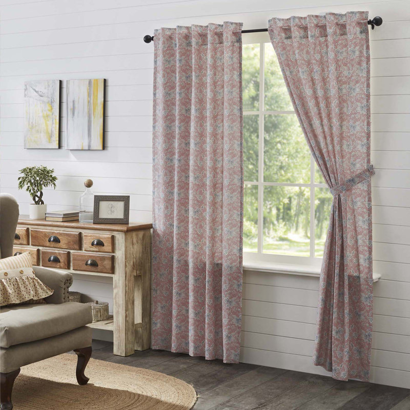 Paire de rideaux obscurcissant 100% coton Louann, l 40 po x L 84 po
