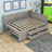 Wood Daybed with Drawers and Shelves-1807396032-1807396035