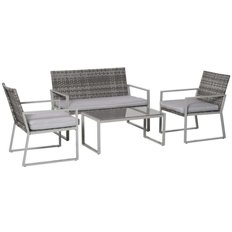 Aalijah 4 Piece Sofa Set