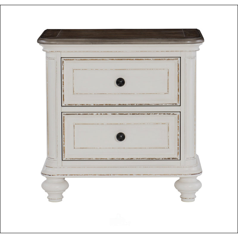 Nightstand，End Table with Drawer