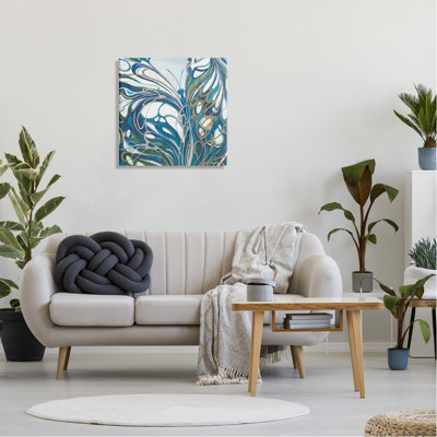 "Stupell Industries", art mural abstrait sur toile par Liz Jardine
