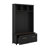 Hall Tree With 6 Golden Hooks,Grain Bench With Multiple Storage Space,Entryway Coat Rack W/ 2 Drawers,Wooden Shoe Benches-172535295