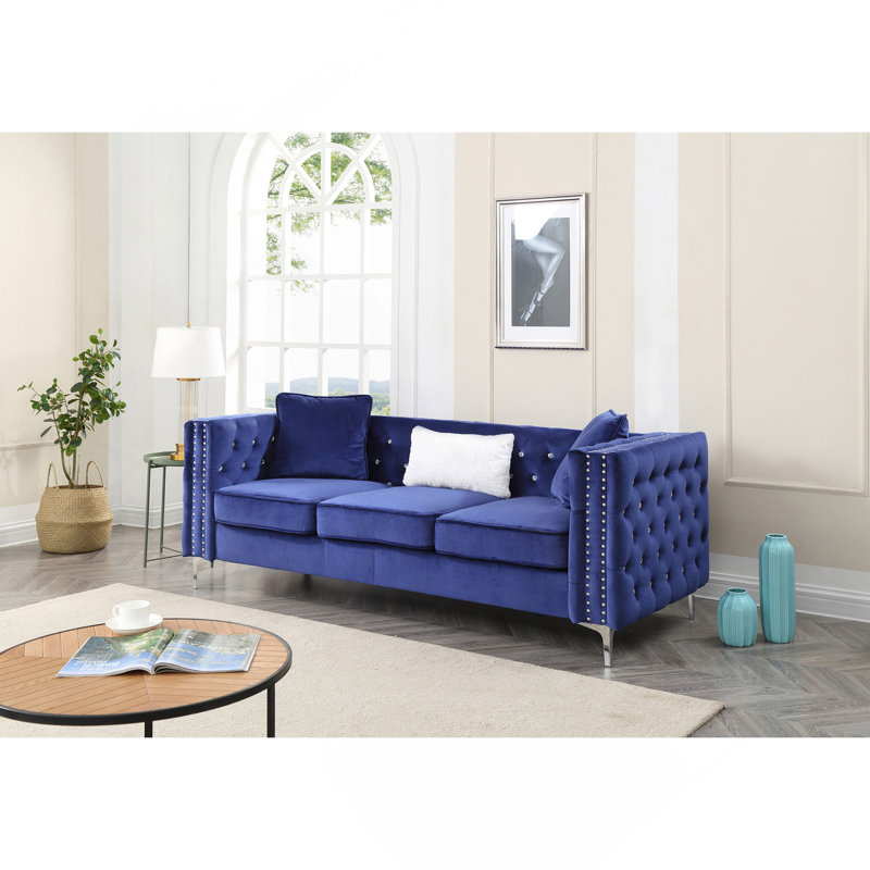 Canapé G829A-S, BLEU, Bleu