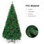 Arbre de Noël vert en PVC avec support en métal-639806805