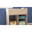 Chariot de rangement en bois avec roues et 6 compartiments Bright Beginnings