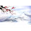 Murale paysage d'hiver en montagne