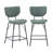 Dawlish Upholstered Counter Stool with Metal Frame-742066177