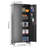 72" H x 31.5" W x 16.5" D Metal Storage Cabinet with Lockable Doors and Shelves-81690115