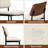 4 - Person Round Dining Table Set With Hidden Storage & 4 Upholstered Chairs-1973292311-1973292308
