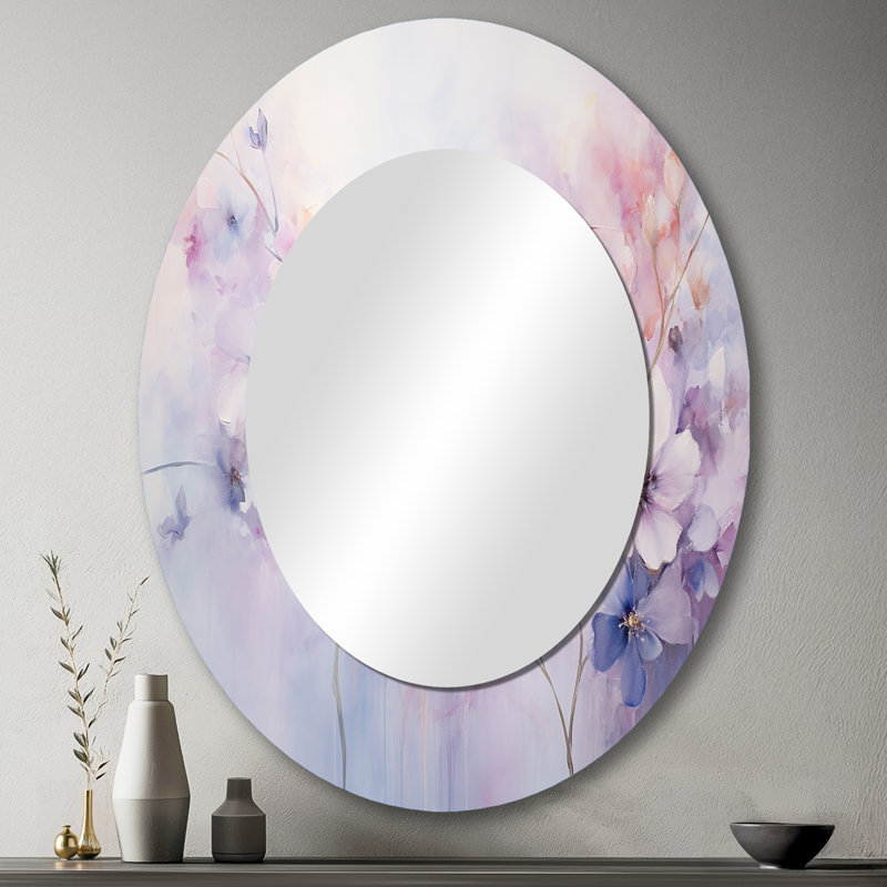 Miroir mural mauve, 43 po x 33 po