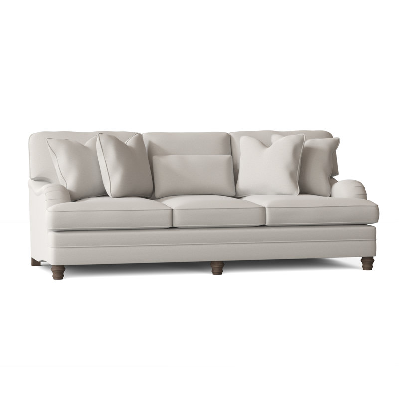 Tarleton Upholstered 96.5'' Sofa, Dorado Snow Crypton® Chenille 5558-000, Antique White