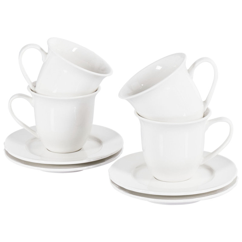 Handmade Porcelain Teacup and Saucer