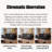 Black Genuine Leather Modular Sofa cushion couch-1010060387-1010060384