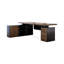 Bureaux rectangulaires en bois massif noyer-107970650-107970647