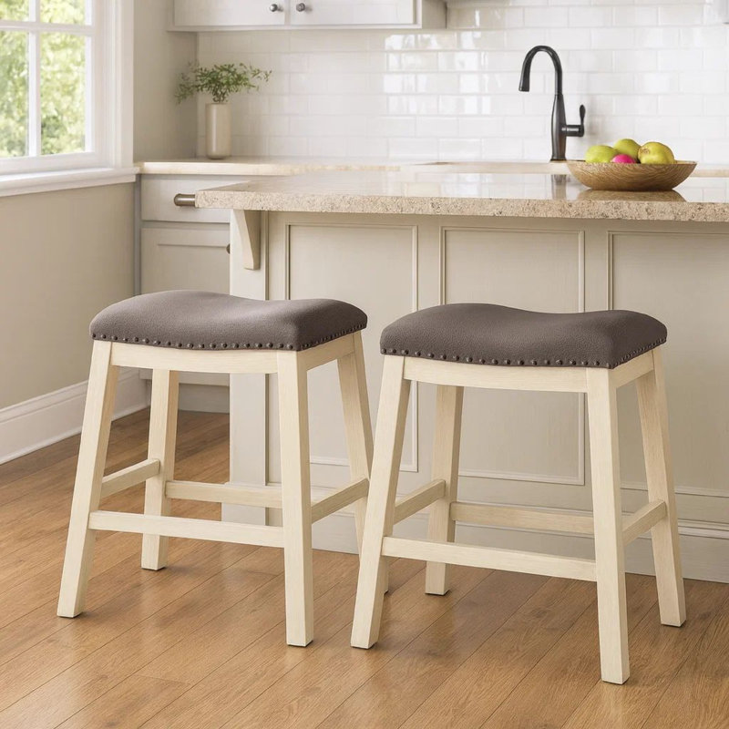 Tabouret de bar en bois massif