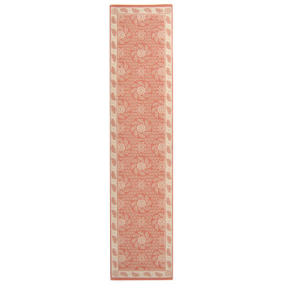 Pinwheel Wool Floral Indoor Rug