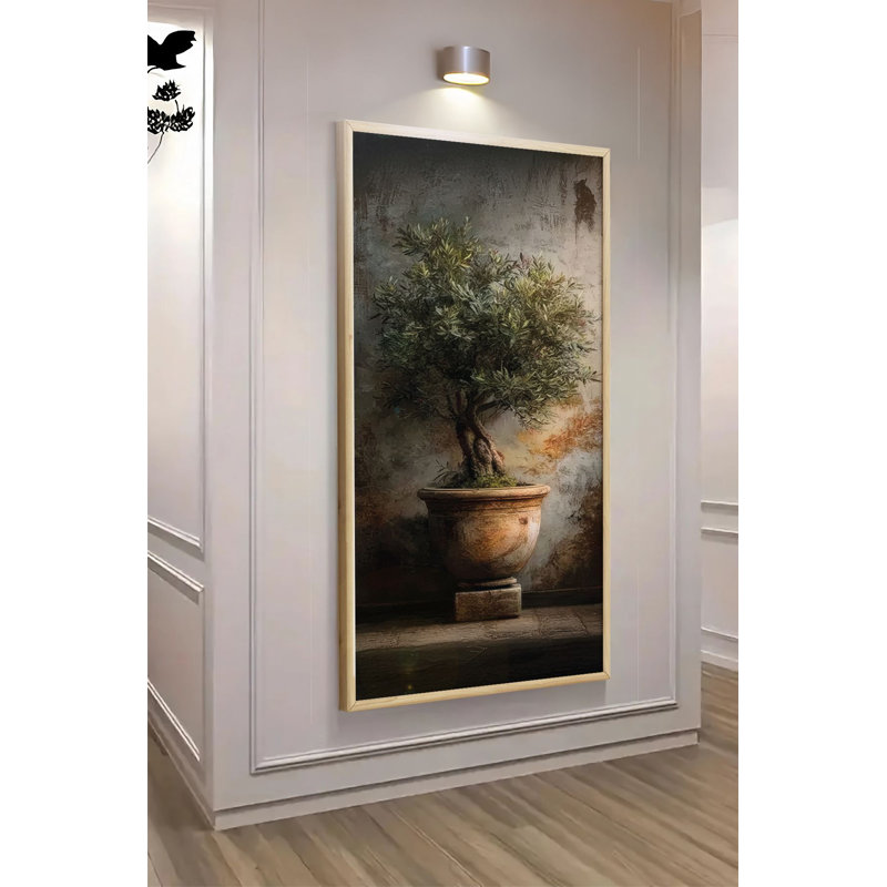 Peinture encadrée élégante, 47,2 po x 19,7 po | Cadre 100% bois massif (épaisseur: 0,8 pouce) et œuvre d'art 100% (épaisseur: 0,1 pouce) | Impression numérique époustouflante pour le salon, le bureau et la maison