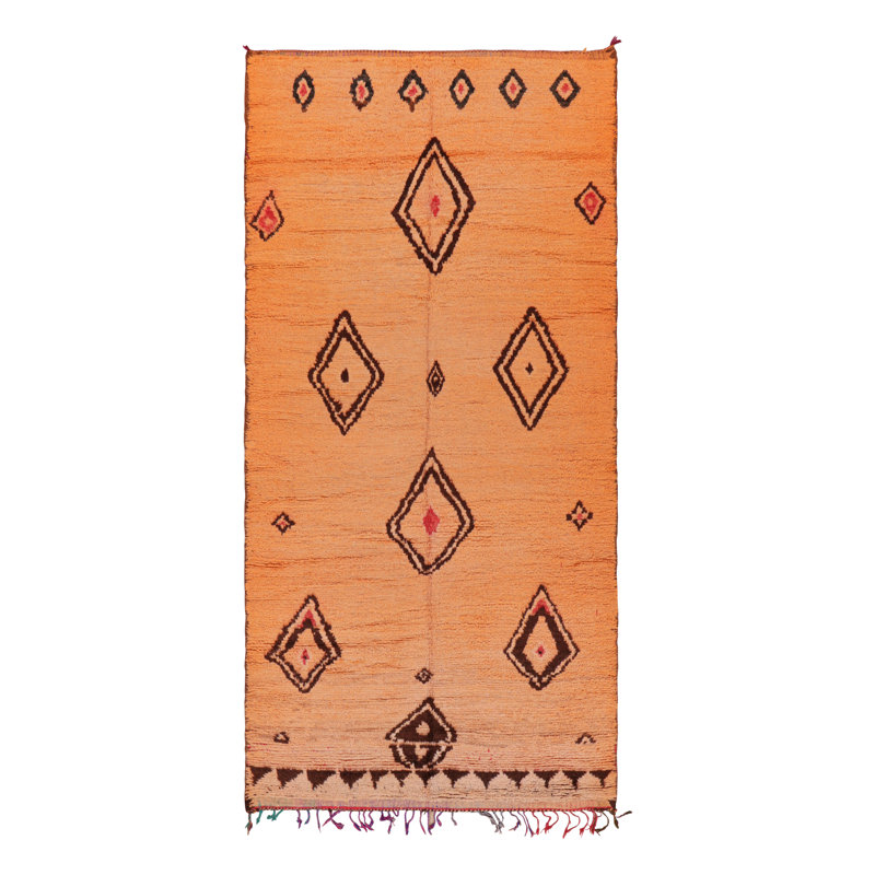 One-of-a-Kind 5'11”x12' Hand Knotted Area Rug