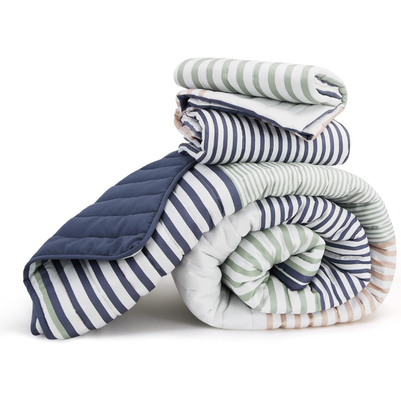Ensemble de courtepointe patchwork très grand - ensemble de literie réversible à imprimé géométrique, ensemble de couvre-lit léger, 3 pièces couvre-lit en microfibre avec 2 taies décoratives pour toutes les saisons (106 po x 96 po)