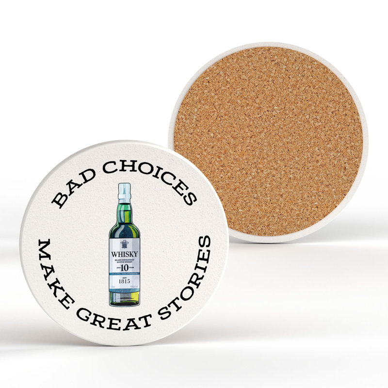 Kana Ceramic Round 1 Piece Coaster