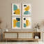 "Décoration murale géométrique abstraite" 4 pièces-101520452-101520456
