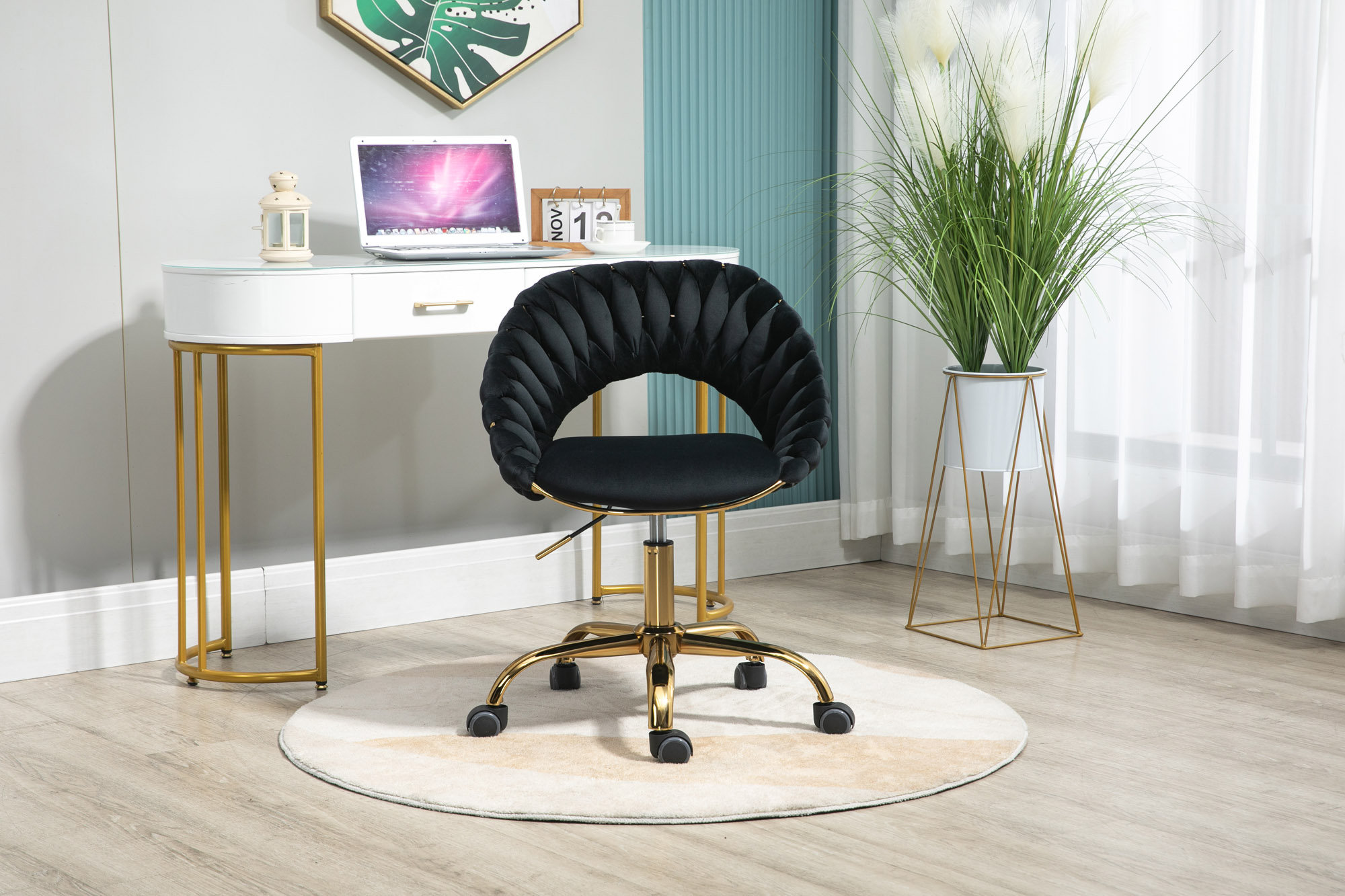 Mercer41 Computer Chair Office Chair Adjustable Swivel Chair - Wayfair ...