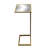 Demetrie Mirrored Glass Top End Table