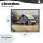 «In The Field Farm Structure», estampe numérique, conception de Kim Allen-597720952-597720954