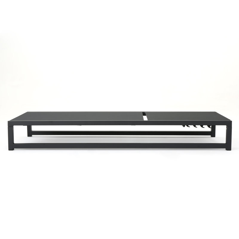 Alliyiah Outdoor Metal Chaise Lounge Set