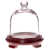Base en placage de bois rouge