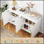 Élégante armoire décorative avec tablettes réglables et rangement spacieux, parfaite pour les intérieurs modernes et Mid-Century.-295704127