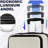 Luggage,with front opening,TSA approved lock,hardshell suitcase,White