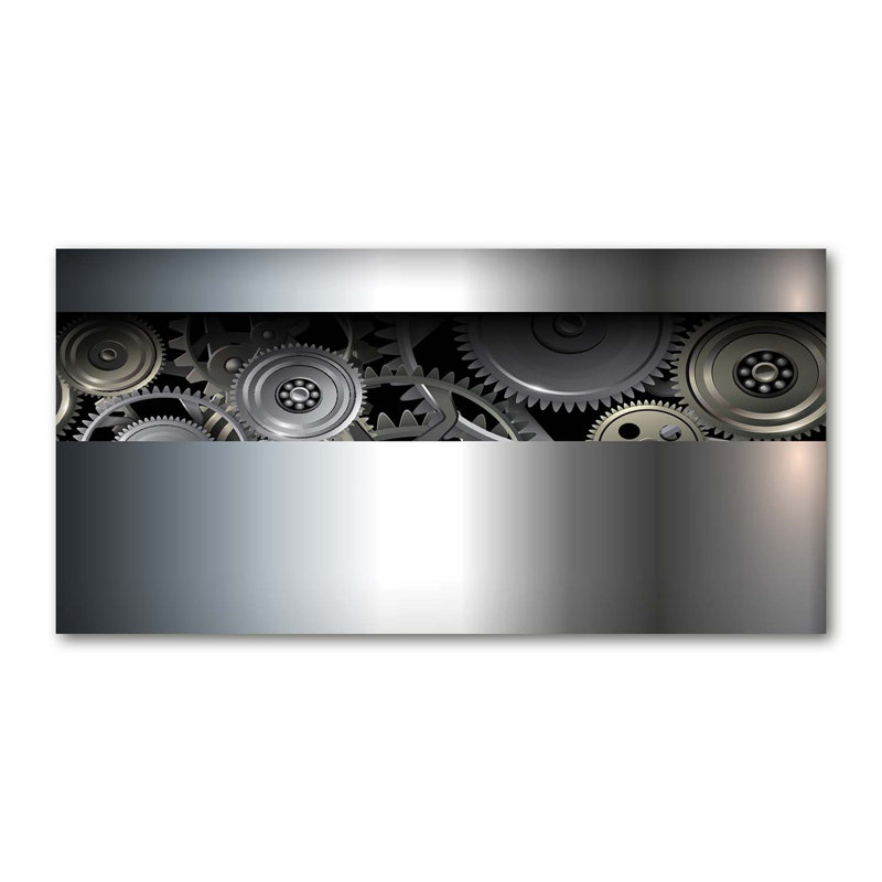 Agenor 50cm W x 100cm L Glass Peel and Stick Panel