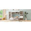 Lit escamotable double avec placard, tiroirs et tablettes-598038436-598038437