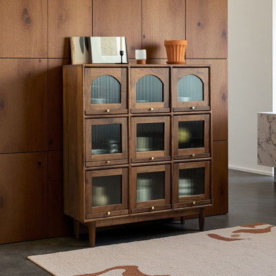 Modern minimalist style wooden bookcase