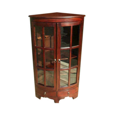 Très grand acajou de bois 2 tiroirs