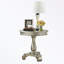 Table d'appoint ronde à piédestal en bois-1801278968