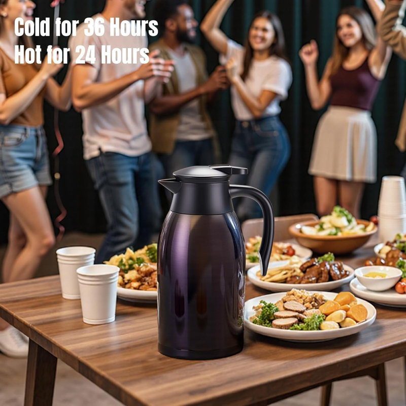 Carafe à café 68 oz isotherme en acier inoxydable 68 oz