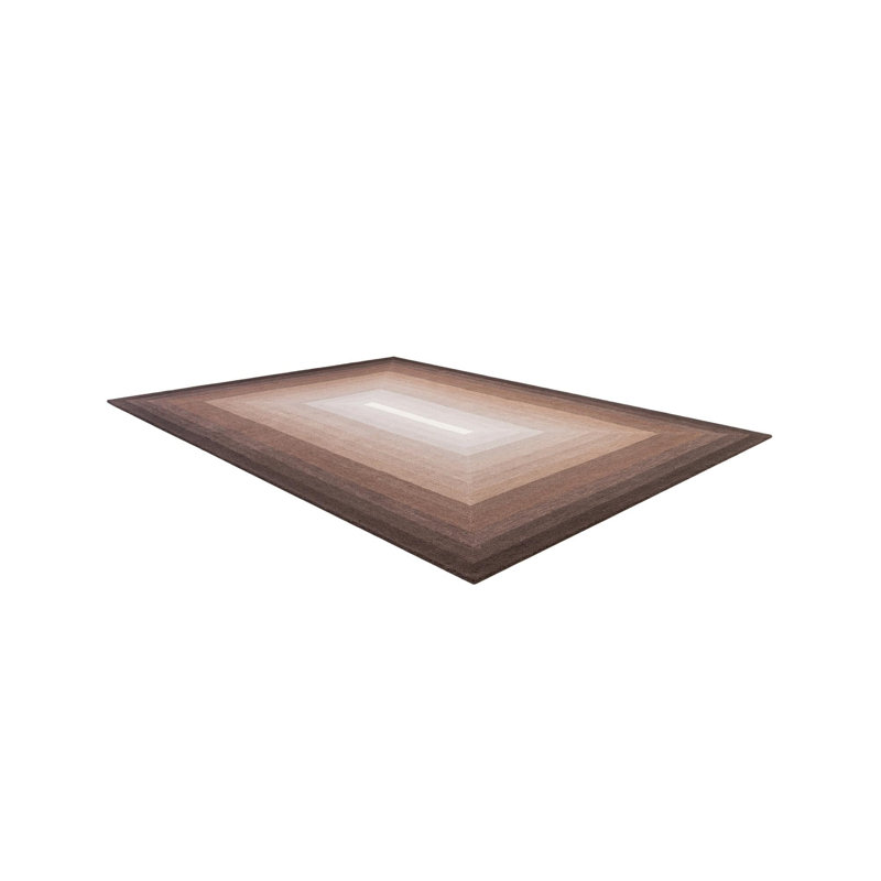  Ombre Wool Rug, Rectangle 2' x 3'1'', Brown