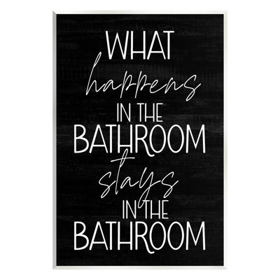 "What Happens In The Bathroom", art mural par Lil 'Rue