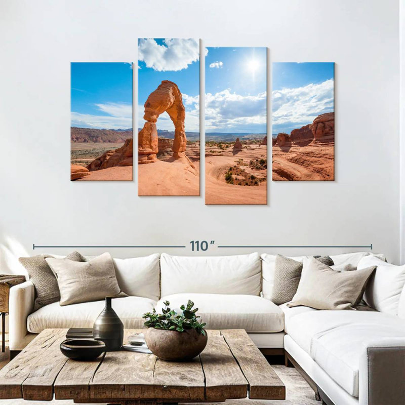 Summertime Delicate Arch, 54" H x 84" W