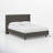 Hanson Upholstered Wingback Platform Bed-96767348-96767331