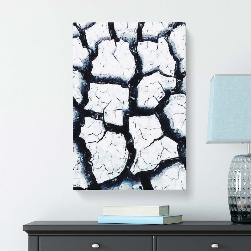 Drought In The Arizona Desert In Abstract - Wrapped Canvas Print, 91cm H x 60cm W x 3cm D