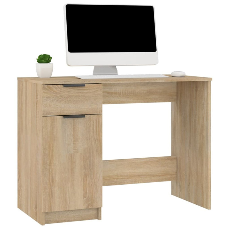 Schlenker Computer Desk, Natural