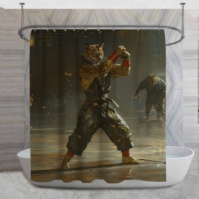 Rideau de douche Martial Arts