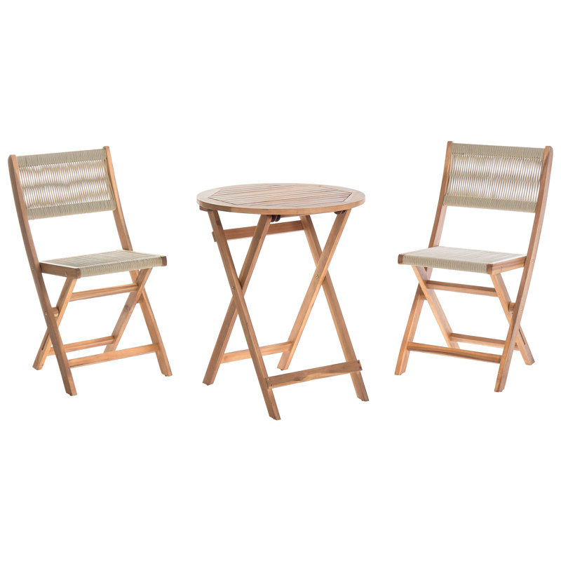 Wicker 2 - Person Garden Lounge Set, Beige/Brown