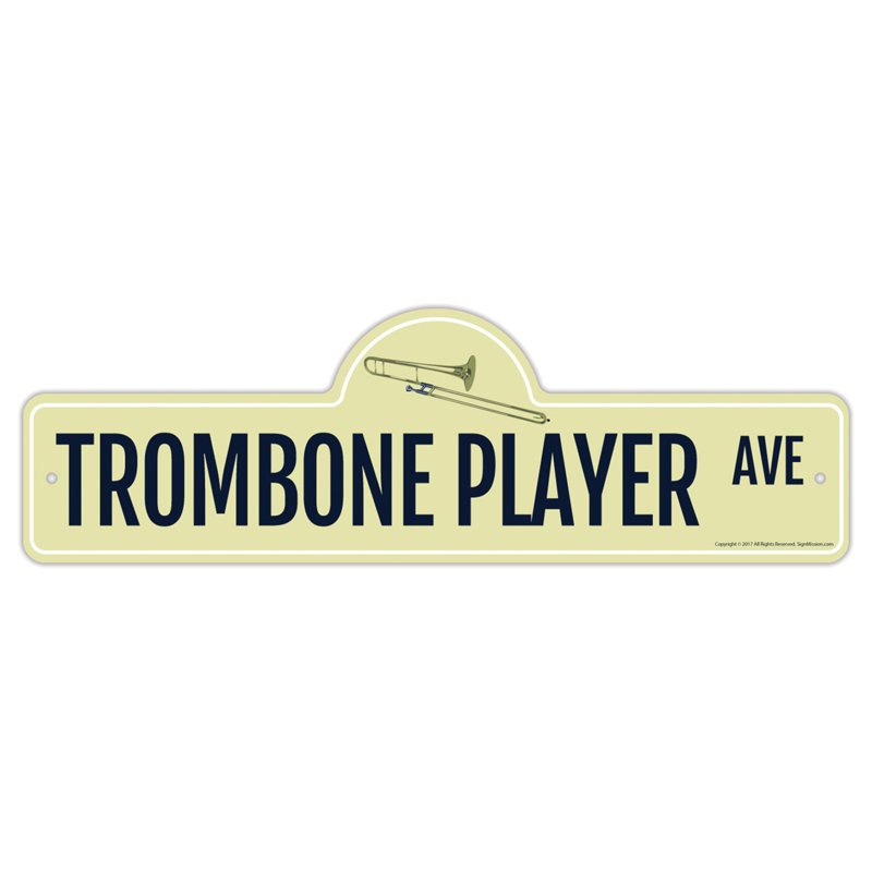 Décoration de maison de trombones Street SignFunny